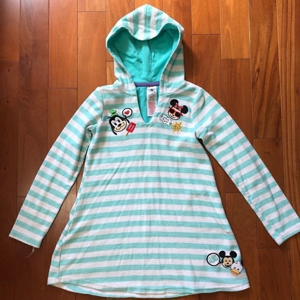 Disney Mickey Mouse & Friends Emoji Swim Cover-Up - Picture 3 of 9